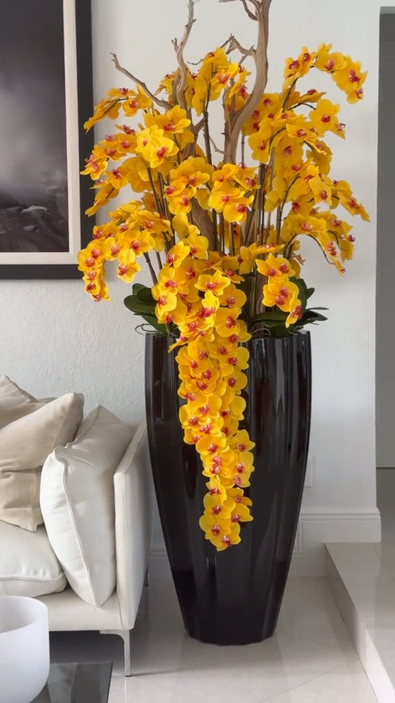 Vase avec Orchidée